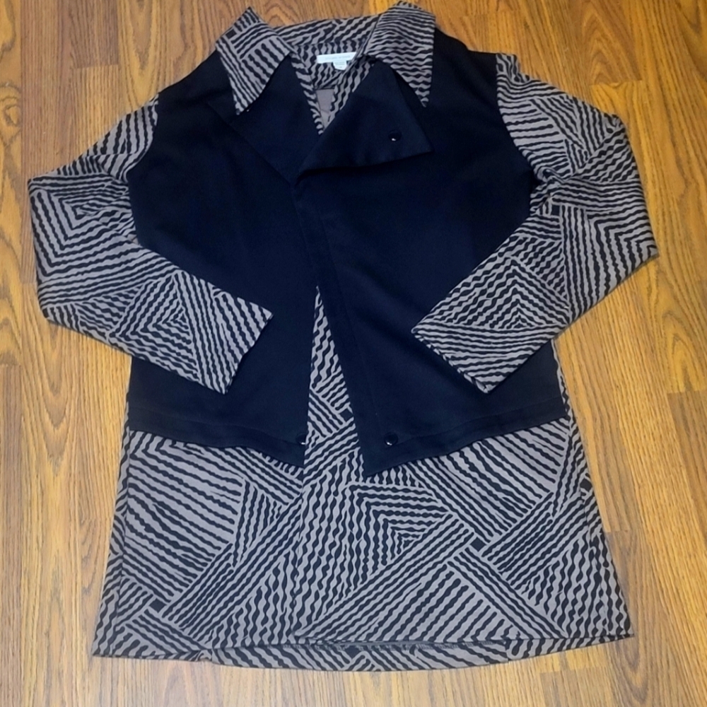 Vivian Wong Size 12 Open Front Knit Cardigan Jacket – Made in Canada A83